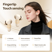 Nouveaux écouteurs TWS M154 en promotion, étanches IPX4, grand écran numérique, haute qualité sonore, faible latence, commande vocale