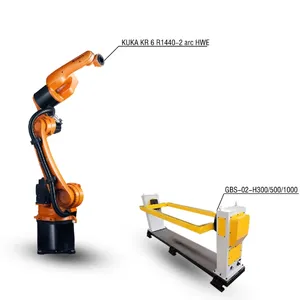 KUKA robot KR 6 R1440-2 arc HWE, paired with CNGBS brand welding positioner, improves welding quality