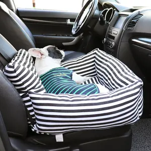 Asiento de coche impermeable para perros, portador de mascotas, funda de felpa lavable para mascotas pequeñas y medianas, hecha de fibra y nailon