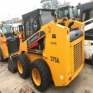 Good price LiuGong 1 ton New mini loader 375A Skid Steer Loader with attachments for sale