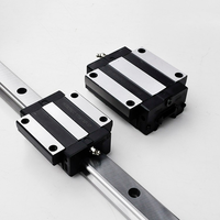 Guide linéaire de haute précision et blocs coulissants pour machines CNC - Charge lourde, acier allié trempé, pour fraisage, tournage, routeur