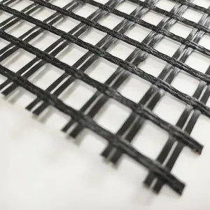 Geogrid For Asphalt China High Tensile Strength Fiberglass Geogrid Prices For Asphalt Pavement Biaxial Asphalt Geogrid