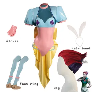 Anime Hunter X Hunter Bunny Girl Hisoka Cosplay Costume da donna Sexy Roleplay tuta Halloween Carnival Party Cloth per travestimento