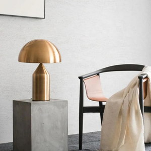 Lampada da tavolo da tavolo da camera da letto moderna personalizzata Hotel Villa soggiorno ristorante acciaio inossidabile bianco nero ottone antico fungo <span class=keywords><strong>Vico</strong></span> - Product Image 5