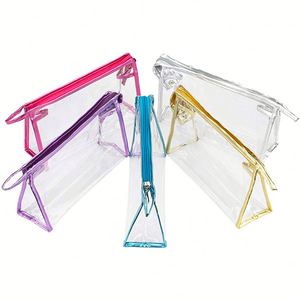 Make up <b>Bag</b> Organizer Travel Toiletry <b>Bags</b> <b>Transparent</b> PVC Cosmetic Plastic <b>Makeup</b> With Logo Custom Toiletries, Beauty - Product Image 1