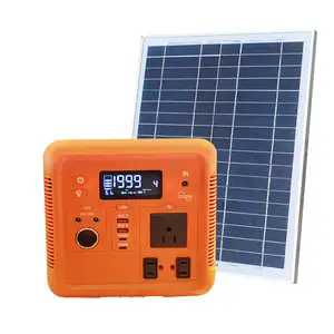 Controladores de carga solar, sistema de montaje solar portátil, 500W, generador de energía solar, inversor de energía