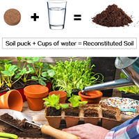 Blocs de terre de coco en granulés, respectueux de l'environnement, inodores, biodégradables, pour pépinière, jardin, semis, culture, fournitures de jardinage
