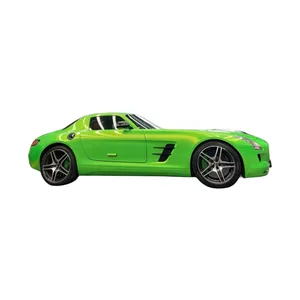 OND סופר פנטזיה אפל ירוק רכב עיטוף גוף PET ויניל סרטים עטיפת רכב דבק Pvc ויניל לרכב