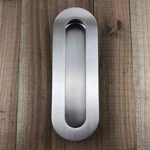 WEKIS Modern Brush Silver Stainless Steel Recessed Door Window <b>Handle</b> for Kitchen Villa Workshop Bedroom Use Easy Installation - Product Image 6