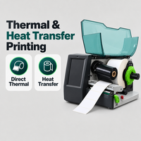 Imprimante thermique multifonctionnelle portable de bureau à transfert thermique