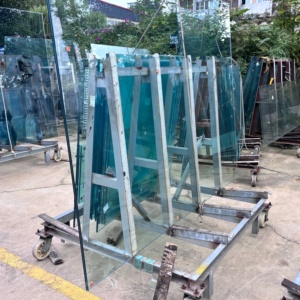 Moderne design kogelvrije gehard glazen scheidingswanden voor zakelijke kantoren, directiekamers, industrieel gebruik, aanpasbaar - Product Image 4