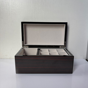 Handcrafted MDF Luxury <b>Watch</b> <b>Box</b> Stylish Square Shape Durable Storage Display PU/PC Suede Leather - Product Image 6