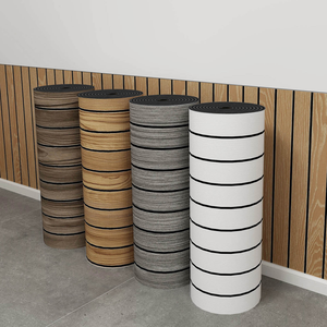 Panneau mural en mousse 3D à motif <span class=keywords><strong>bois</strong></span>, auto-adhésif, en PVC, facile à installer, pour le salon - Product Image 1