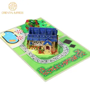 3D Pop Up Home Sweet Home Housewarming Cards Welcome Home Card with Envelopes