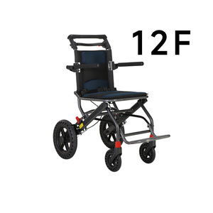 Silla de Ruedas Manual 12F de Aleación de Aluminio Ligera y Plegable para Personas Mayores, Uso en Exteriores - Product Image 1