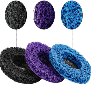 Outil de nettoyage de meule d'angle de meulage de moulinet en poly humide ou sec de 4.5 pouces polissage pour enlever la rouille. - Product Image 3