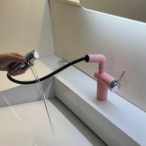 <span class=keywords><strong>Robinet</strong></span> de montage sur plancher en alliage chromé, extractible et réglable en hauteur, avec double sortie et 2 modes de jet (pulvérisation et jet continu) pour usage extérieur - Product Image 5