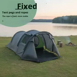 Nuova Tenda Tunnel Beetle Estiva per Esterni, Ampio Spazio Multifunzionale a Doppio Strato, Impermeabile 1000MM, Tenda da Campeggio Multiuso - Product Image 6