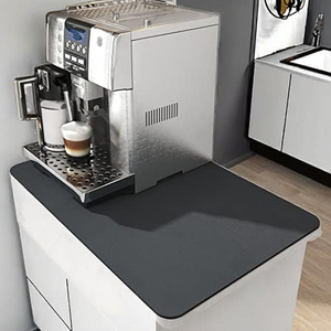 Tapete de Cocina Minimalista <span class=keywords><strong>Azul</strong></span> de 30x50cm y 3mm, con Reverso de Goma, Resistente al Calor, Antideslizante, Absorbente, para Secar Platos y Cafeteras - Product Image 1