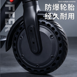 Scooter Eléctrico Plegable Portátil, Autonomía de 25-35 km, Motor sin Escobillas, Impermeable, Negro, Unisex, para Desplazamientos Urbanos, Estudiantes y Adultos - Product Image 1