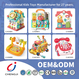 Chengji Animal hochet éducation jouet en plastique bébé grandir ensemble dessin animé éducation précoce jouets main poignée hochet <span class=keywords><strong>Instrument</strong></span> <span class=keywords><strong>de</strong></span> <span class=keywords><strong>musique</strong></span> - Product Image 6