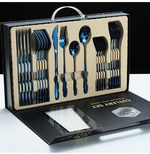 Juego de Cubiertos de Acero Inoxidable 304 18/10 Clásico y Ecológico, MOQ Bajo de 24 Piezas, para Regalos con Caja de Regalo, Muestras Gratis - Product Image 5