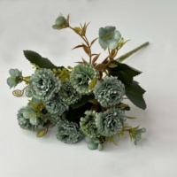 Vintage-Dahlien-Simulationsstrauß, Pfingstrosen-Seidenblumen, geeignet für Hochzeiten, Heim- und Küchendekoration