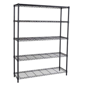 Étagère à fils en résine époxy robuste 5 niveaux étagère à fils de stockage en métal enduit de poudre pour supermarché - Product Image 6