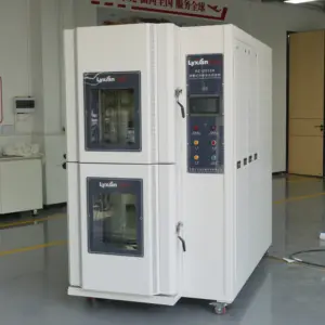 Customized Hot And Cold Shock Testing Machine Environmental Test Chamber Programmable 2 Zone Battery Thermal Shock Chamber