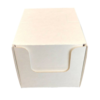 Caja de Almacenamiento Plegable de Cartón Corrugado Laminado Mate, Reciclable y Ecológica