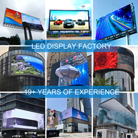 Pantalla LED para Señalización Digital P10 320*160mm, Pantalla Impermeable para Exteriores, Reproductor de Publicidad LED, Letrero con Vídeos