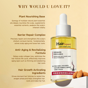 Sérum capillaire anti-chute OEM, traitement de repousse des cheveux, aide à réduire la chute des cheveux, énergise les follicules pileux, essence anti-chute des cheveux - Product Image 4