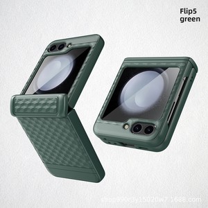 โรงงานฮวนมินขายตรง เคสโทรศัพท์แบบพับได้สำหรับ Galaxy Z Flip ลด 50% พร้อมสปริงภายนอกแบบยืดหดได้ - Product Image 6