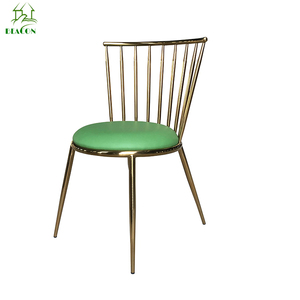 Directo de fábrica Cantori Aurora oro marco de acero inoxidable de la PU silla tapizada - Product Image 1