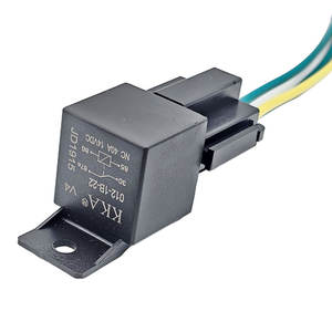 Universal <span class=keywords><strong>12V</strong></span> 40A 5Pin DC Relé Práctico Auto Socket con Arrancador para Black Car Universal Car Relay - Product Image 2