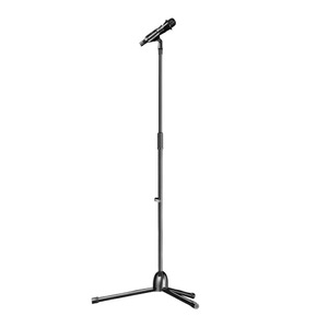 Microphone <b>Stand</b> Metal Portable Tripod With Cable Clip For Singing Speaking <b>Recording</b> Studio Use - Product Image 2