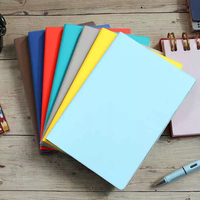 Vente en gros de logo personnalisé A3 Carnet de notes en cuir souple imprimé style PU journal avec reliure thermique coffret cadeau d'affaires