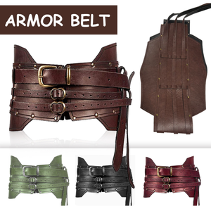 Steampunk cinturón ancho mujeres Vintage hombres Caballero armaduras Medieval <span class=keywords><strong>pirata</strong></span> disfraz cintura Cosplay Accesorios - Product Image 3