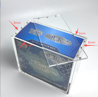 Boîte de présentation en acrylique pour Élite Trainer Box 30e anniversaire avec couvercle magnétique robuste, boîte de protection ETB pour Pokémon TCG
