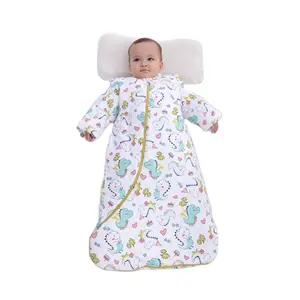 Autumn and winter thickening long-sleeved newborn clothing baby sleeping bags