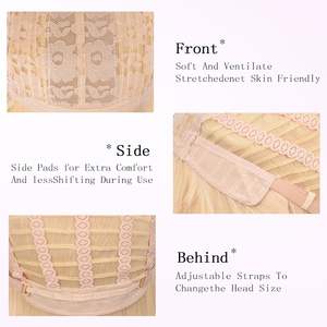 Pelucas Rubias Bob para Mujeres Blancas, 12 Pulgadas, Flequillo <span class=keywords><strong>Corto</strong></span>, Resistentes al Calor, Fibra de Alta Temperatura, Peluca Sintética Natural de Moda, Cabello Colorido - Product Image 4