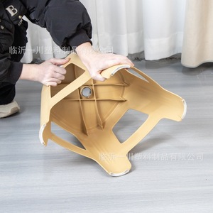 เก้าอี้พลาสติก 28x28x30 ซม. แบบหนา สำหรับใช้ในบ้าน ห้องนั่งเล่น ห้องน้ำ อาบน้ำ เปลี่ยนรองเท้า - Product Image 2
