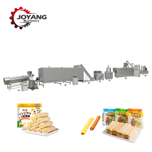 Automático 500 kg/h Puff Chips <span class=keywords><strong>Coco</strong></span> Chocolate Core Llenado Snack Planta de producción - Product Image 2