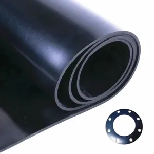 Rubber Sheet Mats Black Acid And Alkali Resistant Rubber Industrial Sheet For Laboratory Rubber Rolls