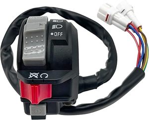 Interruptor de Manillar Izquierdo para ATV/UTV Compatible con <span class=keywords><strong>Yamaha</strong></span> <span class=keywords><strong>Grizzly</strong></span> <span class=keywords><strong>125</strong></span> Raptor <span class=keywords><strong>125</strong></span> 250 Wolverine YFM350F Warrior 350 4KB-83973-21-00 - Product Image 1