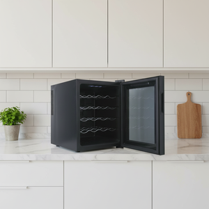 <span class=keywords><strong>Cave</strong></span> <span class=keywords><strong>à</strong></span> <span class=keywords><strong>vin</strong></span> <span class=keywords><strong>à</strong></span> zone unique, électrique, 20 bouteilles, prix bas, mini réfrigérateur, refroidisseur <span class=keywords><strong>à</strong></span> <span class=keywords><strong>vin</strong></span>, refroidisseur de boissons - Product Image 6