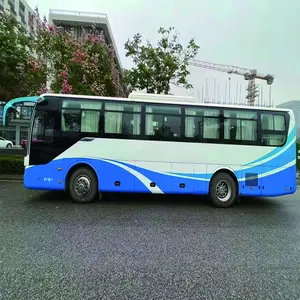 Vente 2015 bus limousine électrique 48 places 11 mètres de long Lishen batterie autonomie de 150 km ev bus utilisé bus électrique
