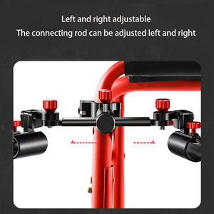 Universal de aleación de aluminio y magnesio engrosada doble torreta soporte impermeable Silla de pesca marco asiento para carpa lago río - Product Image 3