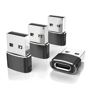 Adaptador X319 USB C Hembra a USB A Macho, Adaptador de Cable de Carga Tipo C de Aleación de Aluminio - Product Image 1