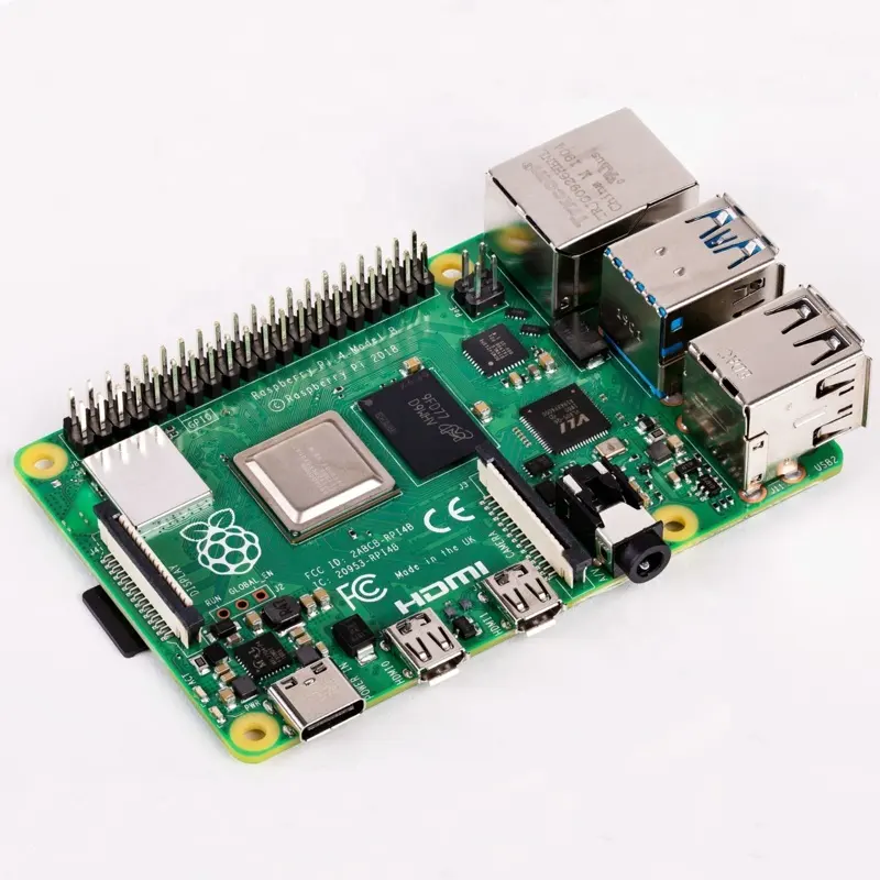 Thông Minh Thiết Bị Điện Tử ~ Raspberry Pi 4 Mô Hình B Với 1/2/4GB RAM BCM2711 Quad Core Cortex-A72 Cánh Tay V8 1.5GHz Hỗ Trợ 2.4/5.0 GHz